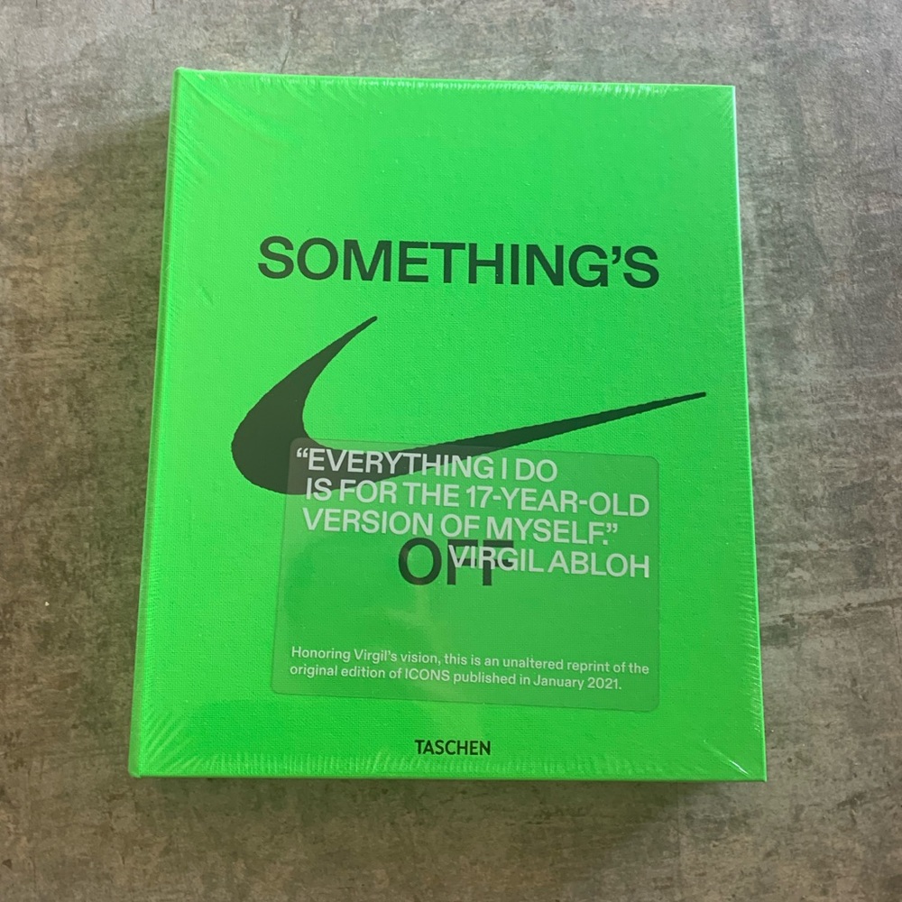 Taschen VIRGIL ABLOH RARE “Icon” Design Book —BRAND NEW in Wrapper